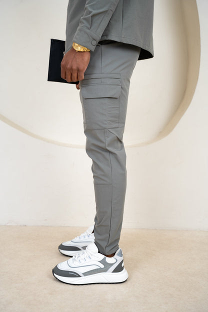 Premium Detail Cargo Pants V2 - Taupe
