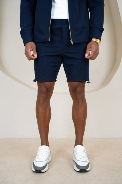 Premium Detail Cargo Shorts V2 - Navy