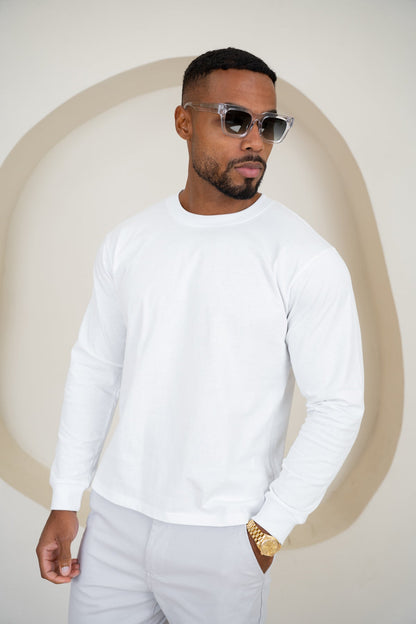 Premium Long Sleeve T-Shirt - White