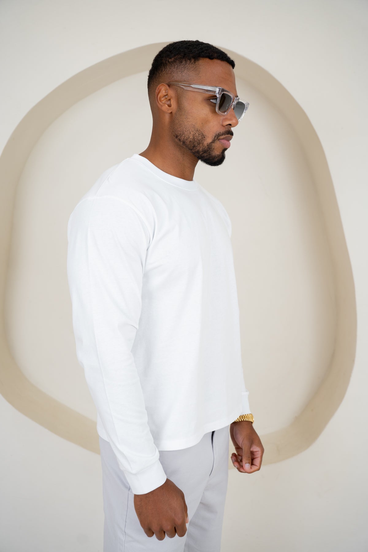 Premium Long Sleeve T-Shirt - White