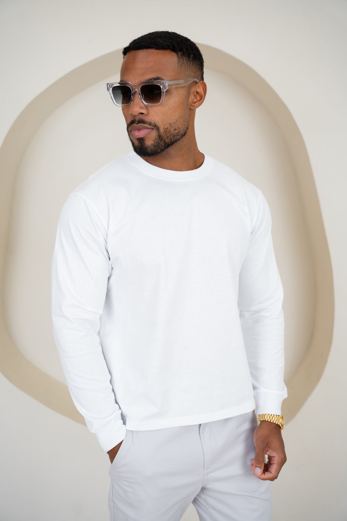 Premium Long Sleeve T-Shirt - White