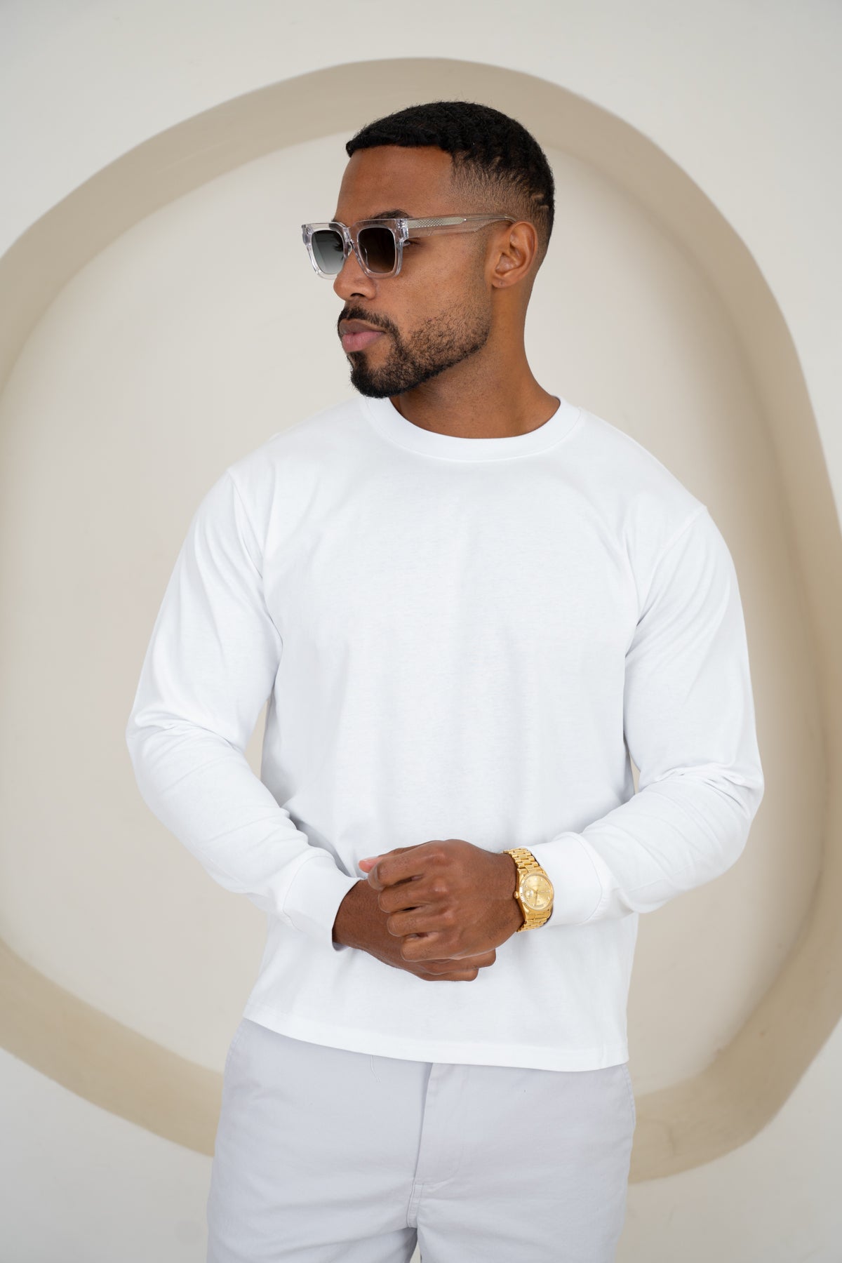 Premium Long Sleeve T-Shirt - White