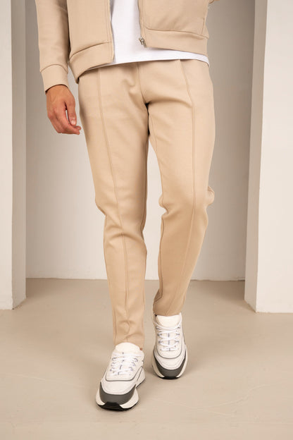 Soft Scuba Pintuck Jogger - Stone