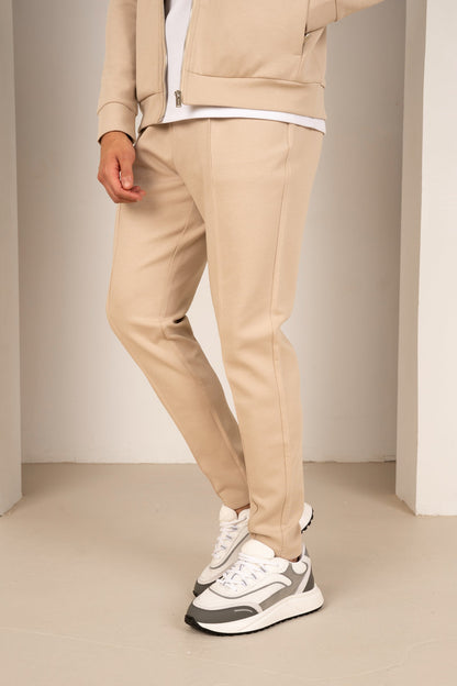 Soft Scuba Pintuck Jogger - Stone
