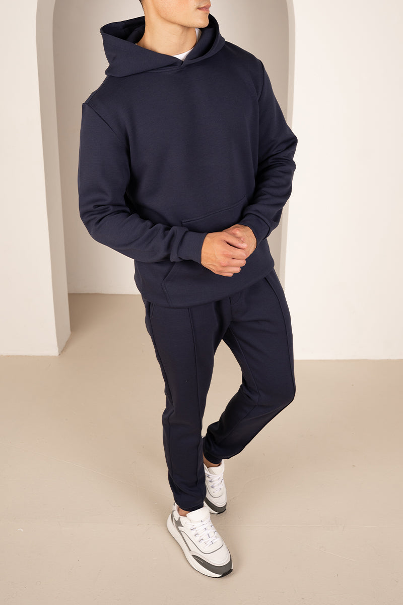 Essential Scuba Hoodie and Joggers Set - 2 Colours (Charcoal and Navy) - 2 Pack
