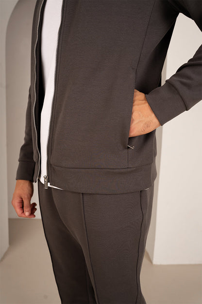 Soft Scuba Pintuck Jogger - Charcoal