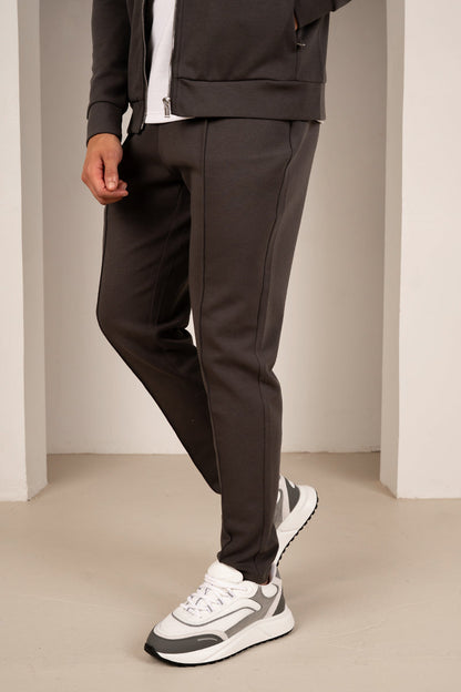 Soft Scuba Pintuck Jogger - Charcoal