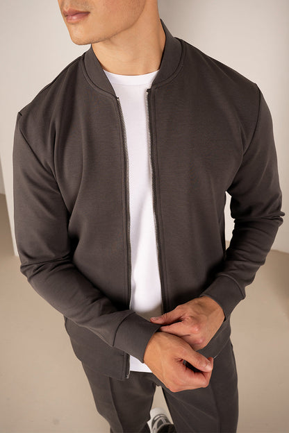 Soft Scuba Pintuck Jogger - Charcoal