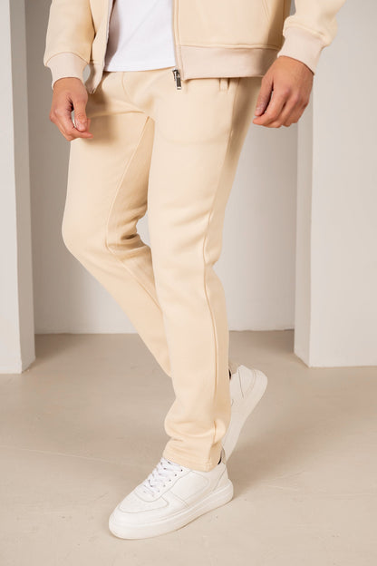 Premium Luxe Straight Leg Jogger - Stone