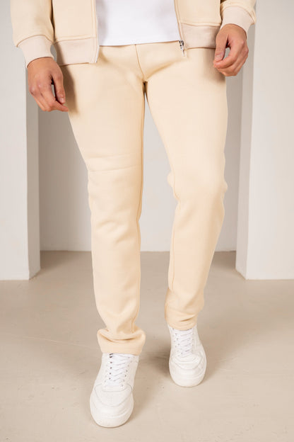 Premium Luxe Straight Leg Jogger - Stone