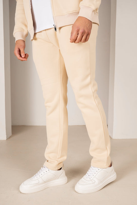 Premium Luxe Straight Leg Jogger - Stone