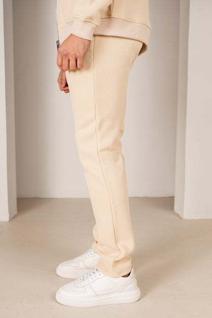 Premium Luxe Straight Leg Jogger - Stone