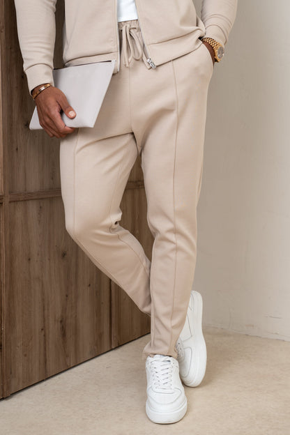 Soft Scuba Pintuck Jogger - Stone