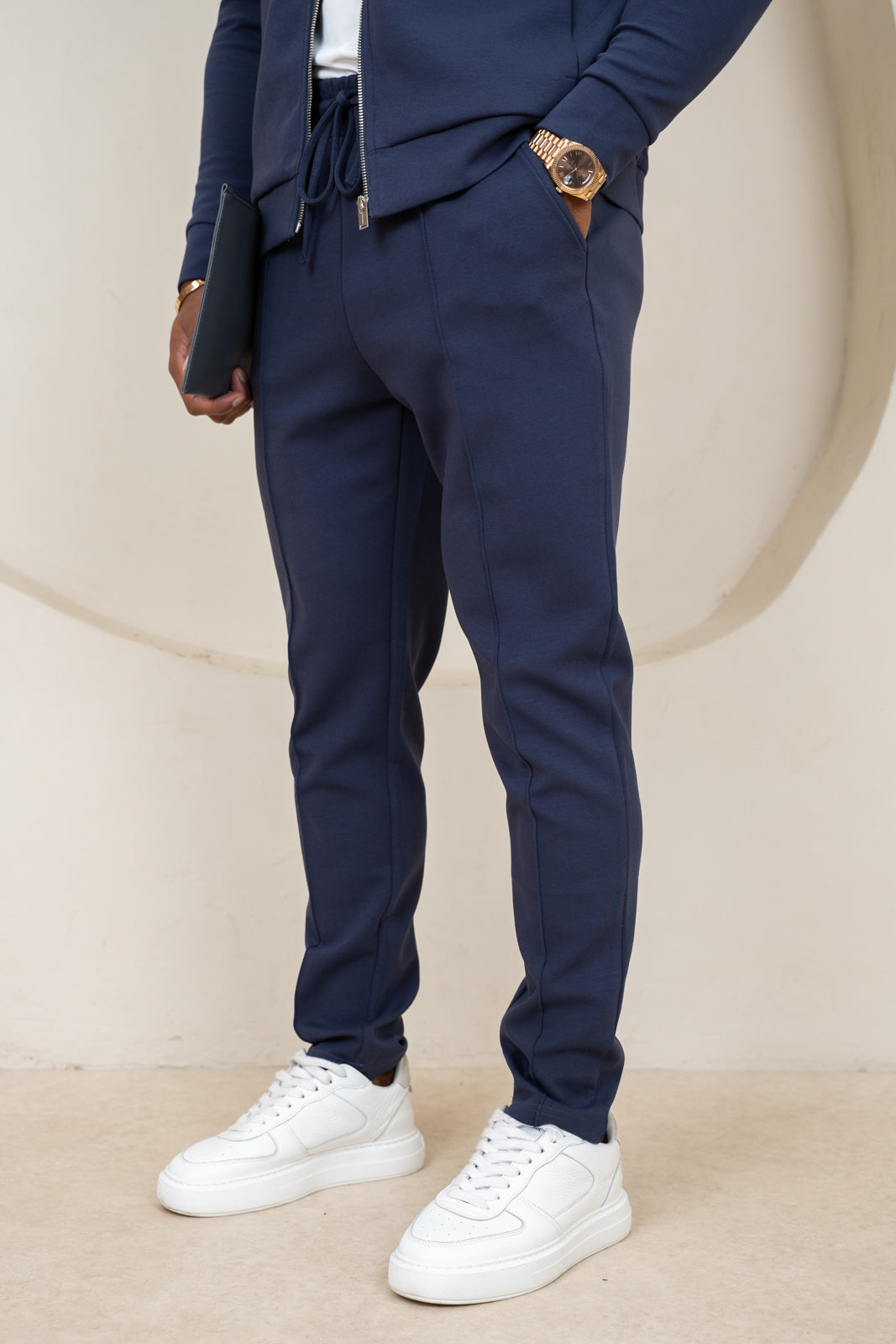Soft Scuba Pintuck Jogger - Navy