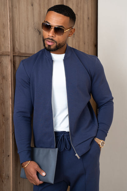 Soft Scuba Pintuck Jogger - Navy